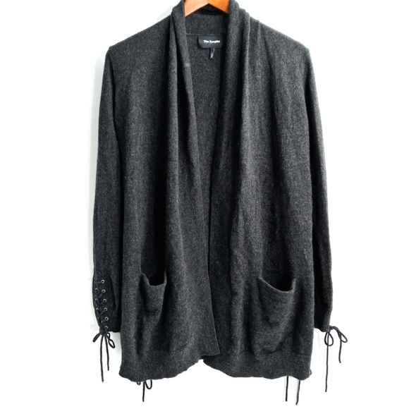The Kooples Sweaters - The Kooples Wool & Cashmere Lace Up Sweater M
